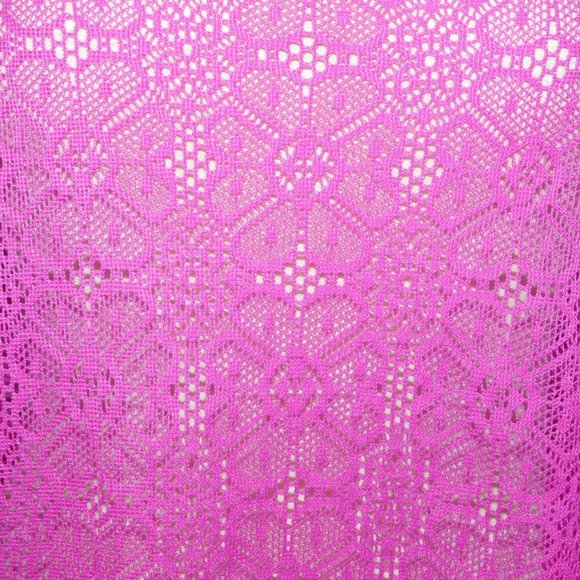 OP Womens 3-5 ( S) Purple Lace Racer Back Coverup - Picture 7 of 7